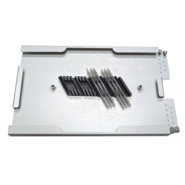 Unbranded 5x8.75" Aluminum Splice Tray, Up to 24 fiber Single Fusion Splices