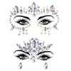 Nirbffo Face Sticker Diamond Face Sticker Luminous Crystal Diamond Eyebrow