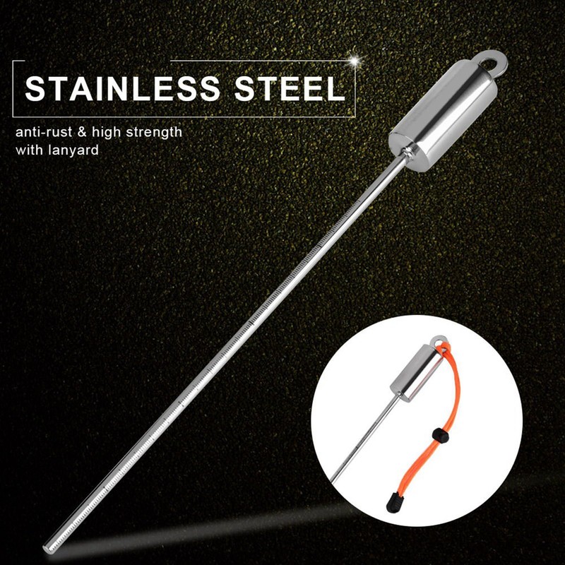 Diving Pointer Rod,High Strength Stainless Steel Diving Noise Maker with