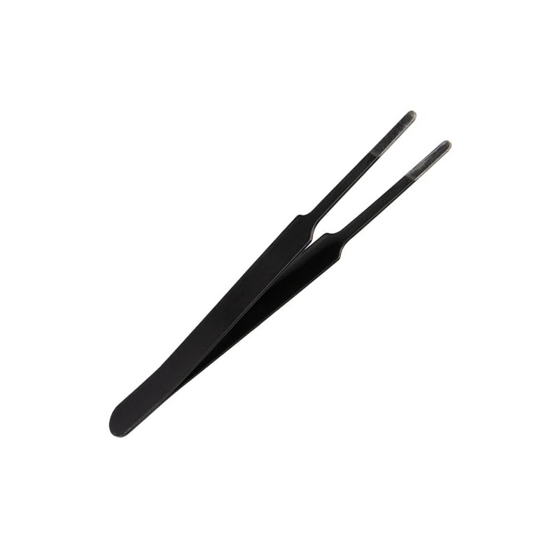 Craft County Precision Tweezers – Anti-Static Stainless-Steel Tweezers – Round