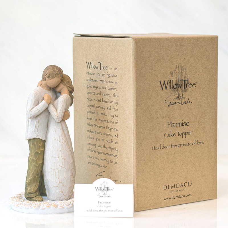Willow Tree Promise, Sculpted Hand-Painted Cake Topper