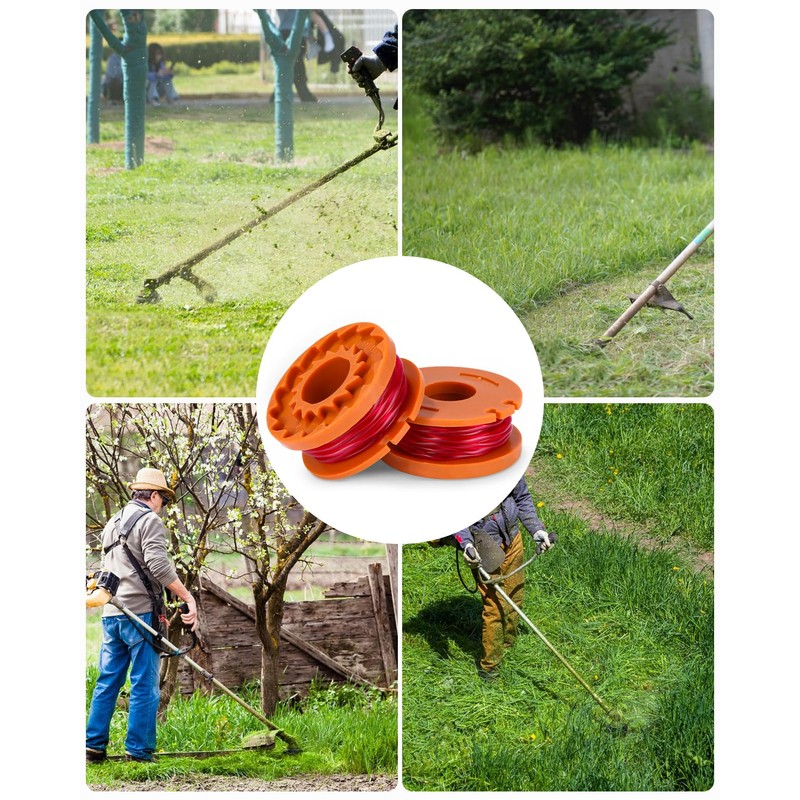 10 Pieces Grass Trimmer Thread for All 20 V Worx