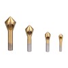 Countersink Deburring Drill Taper, Chamfering Bits HSS for Metal for