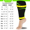 Mojo Durable Calf Compression Sleeves - Enhanced Circulation, Reduced Leg