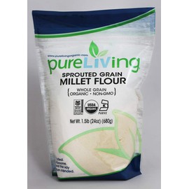 Pure Living PureLiving Organic Sprouted Grain Millet Flour Non-GMO Kosher