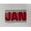 JAN California License Plate month Sticker, YOM, CA DMV show car