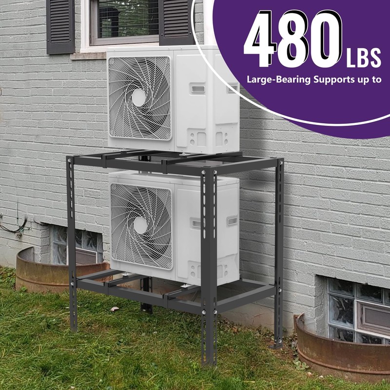 Mxclimate Mini Split Ground Stand for Ductless Mini Split Condenser