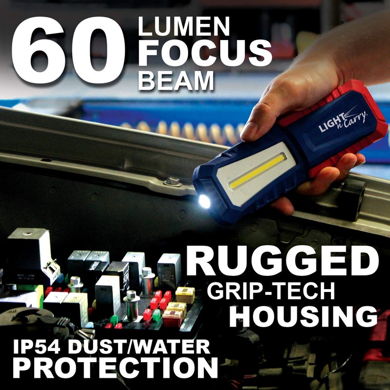 Clore Automotive Light-N-Carry LNC1341 Industrial Grade Rechargeable Work Light -