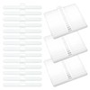 Luckious Vertical Blind Top Hangers,White Vertical Blind Double Hole Top