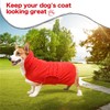 Dog Towel-400 GSM XXXL Size Red Microfiber Dog Drying Coat-Double