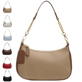 VTYFRY Crossbody Bags for Women Trendy Crescent Shoulder Underarm Small Purse Retro Classic Hobo Clutch Handbag Fashion Y2K, Khaki, Large, Crossbody Bags for Women Trendy