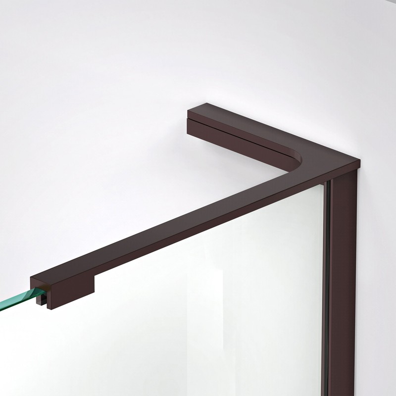 DreamLine SHDRAC20023R06 Shower Door Hardware, Finish: Oil Rubbed Bronze