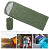Adult Outdoor Envelope Sleeping Bag with Hood Waterproof for Camping