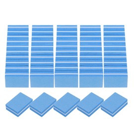 sourcing map 20pcs Mini Nail Buffers, 100/180 Grit Nail Sanding Blocks, Bulk Nail Buffing Polishing Blocks Professional Nail Polisher Set for Acrylic and Natural Nails, Blue