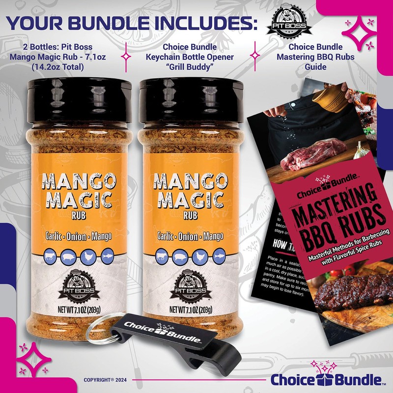 Pit Boss Mango Magic Premium BBQ Barbecue Mixed Seasoning Spice