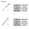 MUYI 5 Kits 6 Pin Way JST Waterproof Connector 26-22