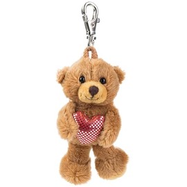 Rudolf Schaffer Keyring, Heart Teddy