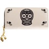 Banned Mexican Skull Ladies Wallet White