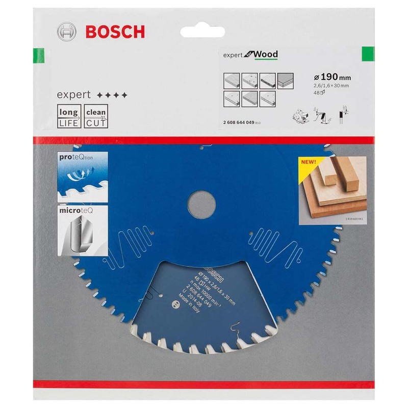 Bosch Professional 1x Expert for Wood Circular Saw Blade (Wood,