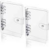 2 Pack A5 6 Ring Soft Cover Binder with Snap