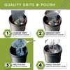 Polly Plastics Rock Tumbler Media Grit Refill, Pre-Polish 500 Silicon