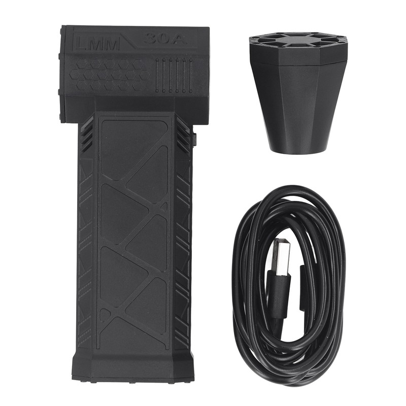 200W Mini Jet Blower Rechargeable 3 Gear Adjustable Cordless 130000RPM