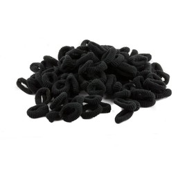 Mytoptrendz® Small Soft Hair Elastics Pony Tail Bobble Hair Bands Hair Tie Kids Girls Hair Accessory- Black