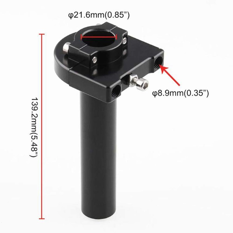 HANSWD Motorcycle CNC Aluminum 22mm Throttle Grip High Performance Twist
