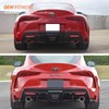 ADIIL 2PCS Red Lens Red LED Rear Fog Light Bumper