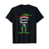 Big Brother Elf Elf Family Costume Christmas Boys T-Shirt, black