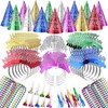 Foilswirl 120 Pcs New Years Eve Party Supplies 2025 Happy
