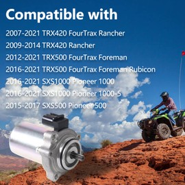 MIKODA 31300-HP5-601 Electric Power Shift Control Motor Compatible with 2007-2021 Honda TRX420 FourTrax Rancher TRX500 Foreman Pioneer 500 1000 Replace 430-58007 CMU0004