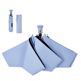 konciwa Parasol, 100% Shading Rate, 100% UV Reduction, UPF50+, Heat Insulation, For Sunny or Rainy Weather, Auto Open/Close, 7.0 oz (199 g), Lightweight, Compact, Windproof, Durable, Convenient, Ultra