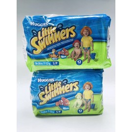 huggies little swimmers 16-26 pounds s/p 24 total count