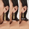 PABBEU Gold Hoops Earrings for Women Hypoallergenic Large 14k Gold