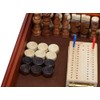 WE Games Juego combinado de madera 7 en 1 ajedrez,