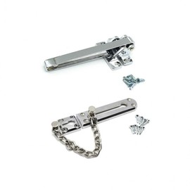 Heavy-Duty Security Chain Latch for Entrance & Fire Doors Heavy-Duty Chain