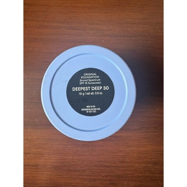 BareMinerals Original Foundation "Deepest Deep 30" Loose Powder! JUMBO! 0.6