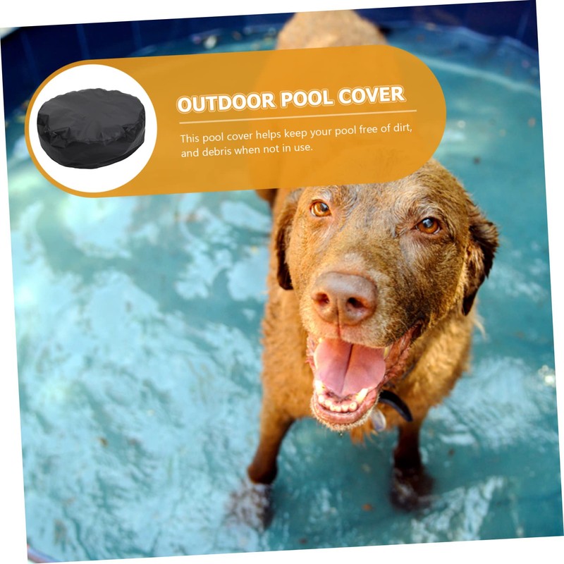 Totority Outdoor Round Pool Cover Multi Function Bath Protector for