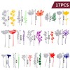 IOPYKKOA 17 Pieces Wildflower Metal Cutting Dies 3D Flower Cutting