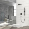 12 Inch Wall Mounted Square Shower System with Adjustable Slide