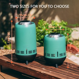 ONLYFIRE OUTDOOR LIVING Tabletop Fire Pit Burning Woods/Pellets, Portable Small Fireplace with Storage Bag for Camping Tailgating RV Patio Backyard, Smokeless Camping Stove 9.5", FP055 Blue