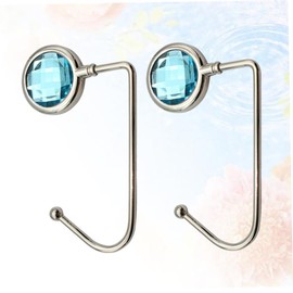 VILLFUL 2pcs Sky- Handbag Hooks Table Side Hangers for Purses Non- Desktop Bag Holders to Keep Handbags Off The Floor for Home and Travel