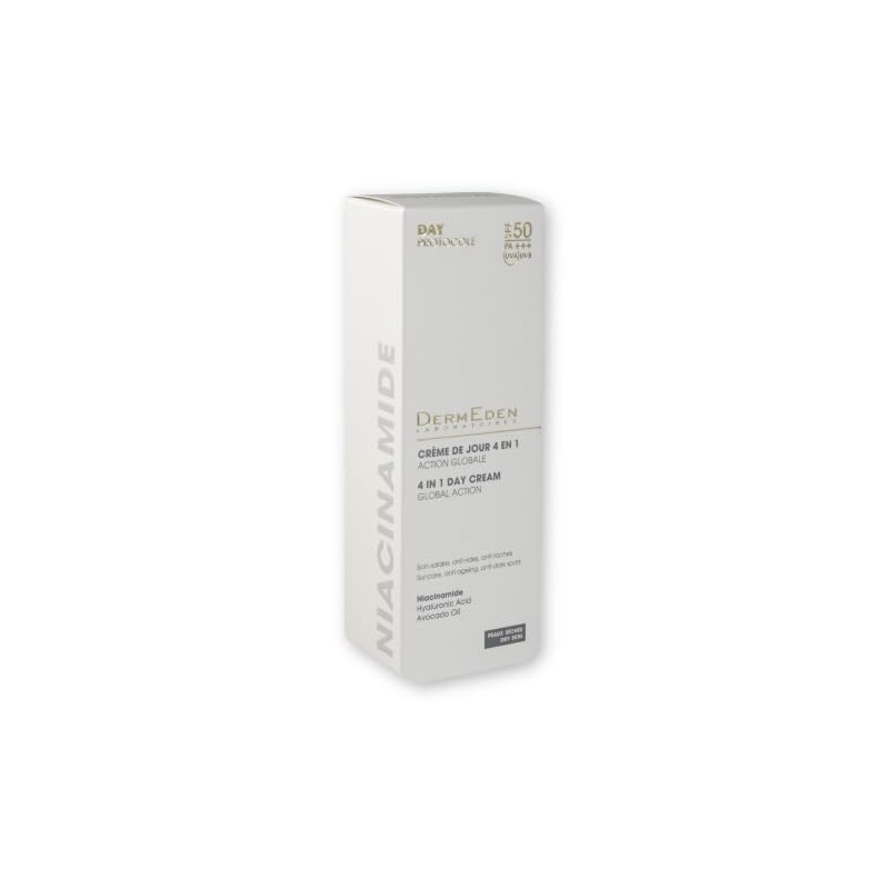 DERMEDEN Day Protocol Crema de día anti-envejecimiento SPF 50 para