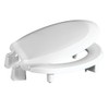 Centoco 3 inch Raised Toilet Seat for Seniors, Round, Closed