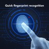 Fingerprint Padlock IP65 Waterproof Keyless Biometric Thumbprint Lock Smart Padlock