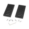 CAMVATE L-Shaped Cheese Plate Extension Platform with Anti-twist Pin Hole