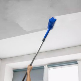Nichiyo 10 Inch Ceiling Paint Roller with Shield Roller and Shield with Adjustable Head Ceiling Paint Roller No DripRoller Without Splatter Paint Brush for Painting Ceilings Walls(EL01142)