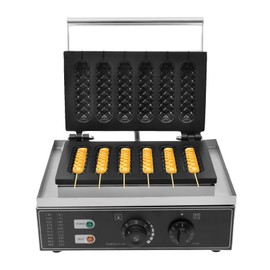 6 Hot Dog Grill Machine, Commercial Electric Hot Dog Cooker Machine, 1500W Sausage Machine Hot-dog Grill Cooker Machine