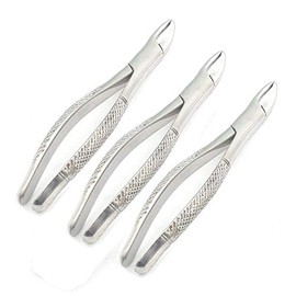 OdontoMed2011® Set Of 3 Dental Extracting Forceps #150S Dental Extraction Instruments ODM